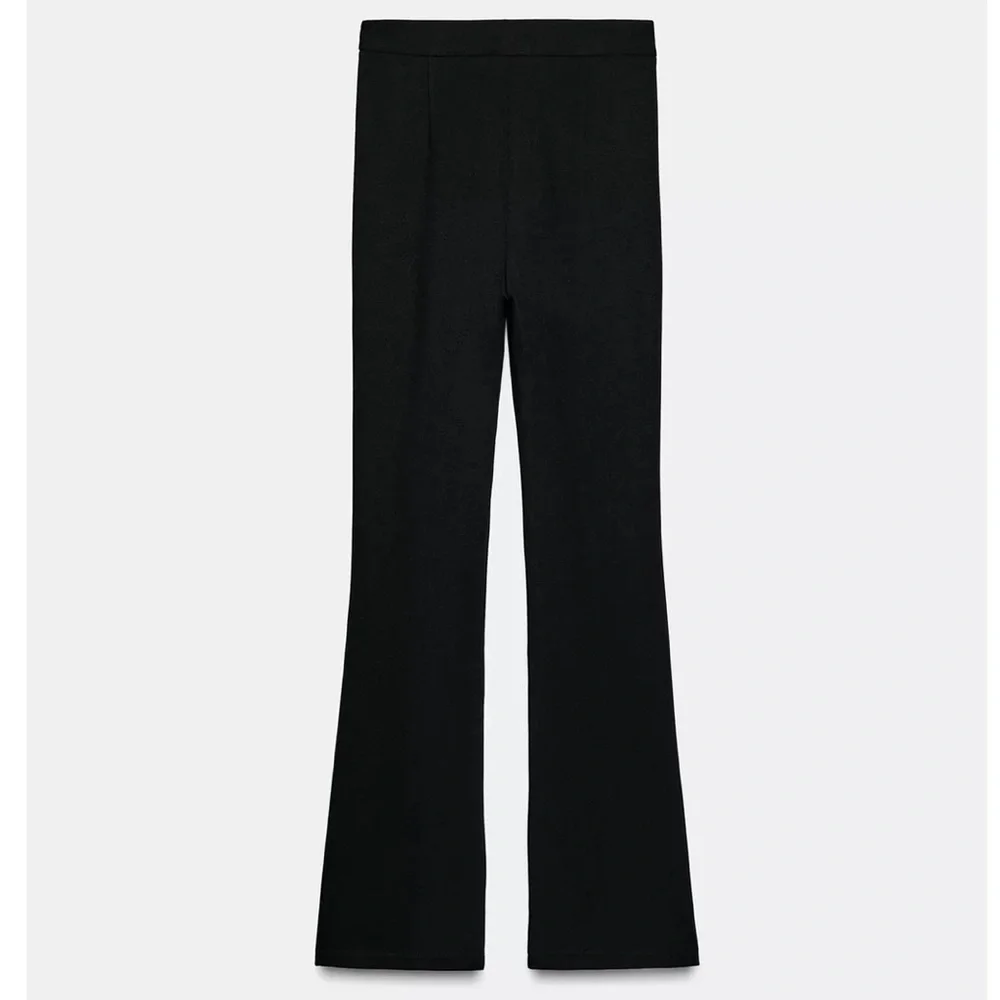Zara NWT black flare pants